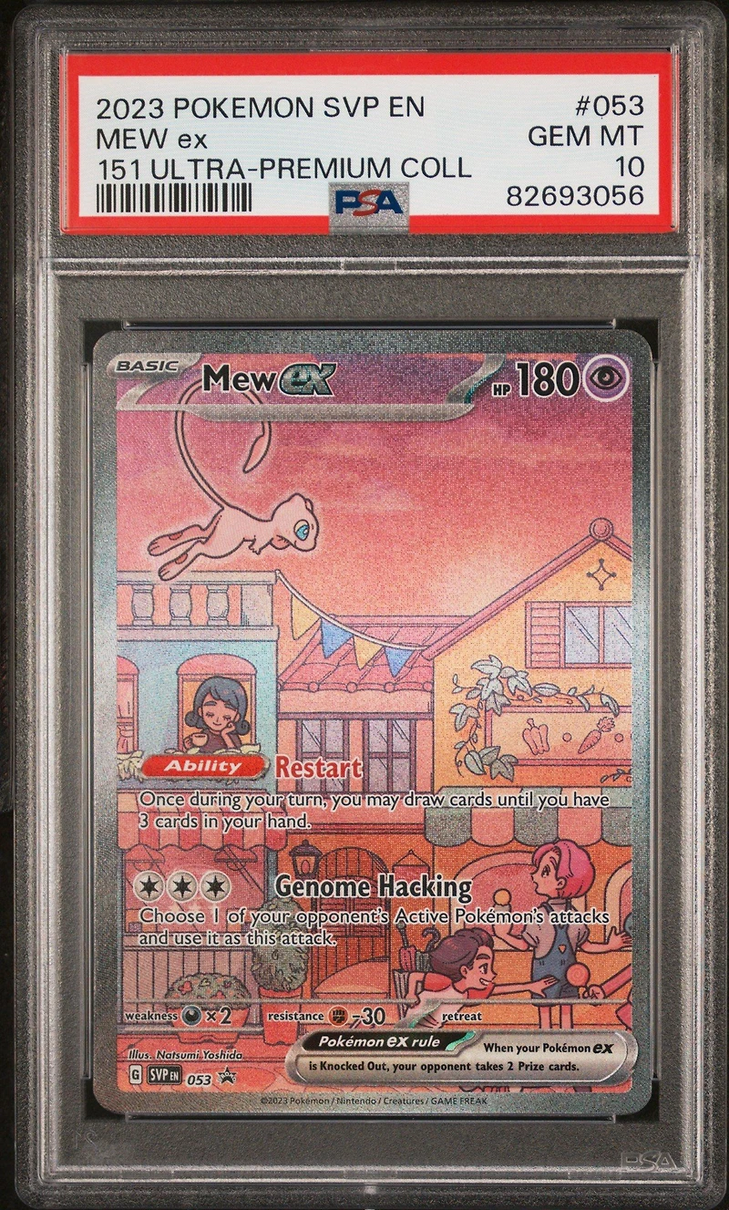 2023 Pokemon Svp En-sv Black Star Promo 053 Mew Ex 151 Ultra-premium Collection PSA