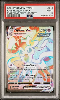 2021 Pokemon Sword & Shield Evolving Skies Fa/sylveon Vmax PSA