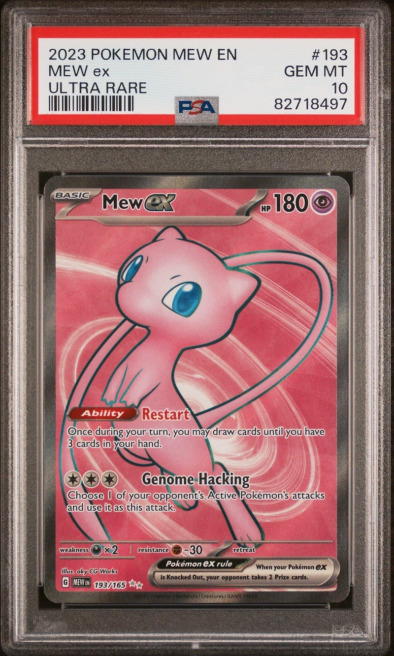 2023 Pokemon Mew En-151 193 Mew Ex Ultra Rare PSA