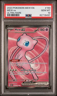 2023 Pokemon Mew En-151 193 Mew Ex Ultra Rare PSA