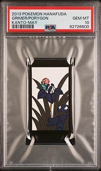 2013 Pokemon Hanafuda Kanto Porygon/grimer May PSA 10