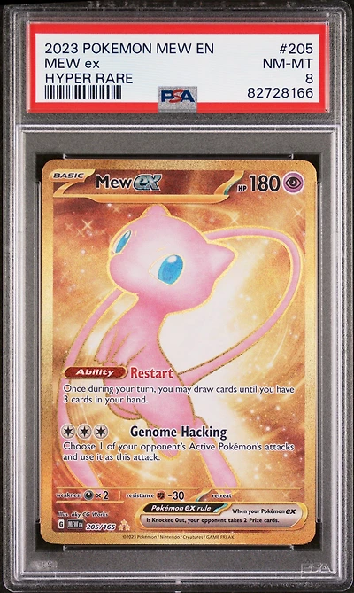 2023 Pokemon Mew En-151 205 Mew Ex Hyper Rare PSA