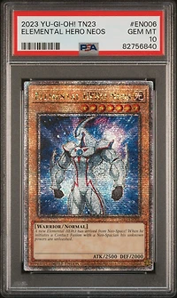 2023 Yu-gi-oh! Tn23-25th Anniversary Tin: Dueling Heroes En006 Elemental Hero Neos PSA 10