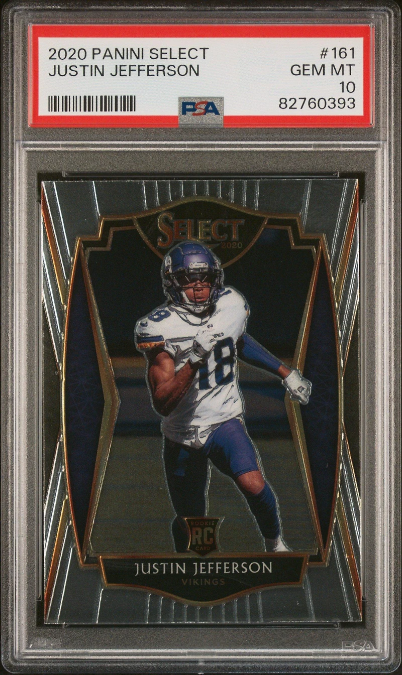 2020 Panini Select Justin Jefferson PSA 10