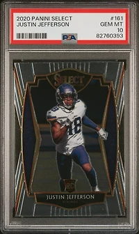 2020 Panini Select Justin Jefferson PSA 10