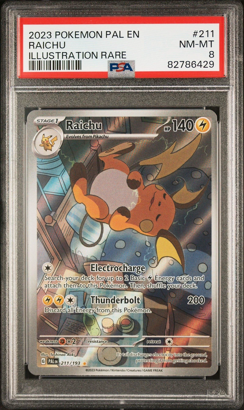2023 Pokemon Pal En-paldea Evolved 211 Raichu PSA