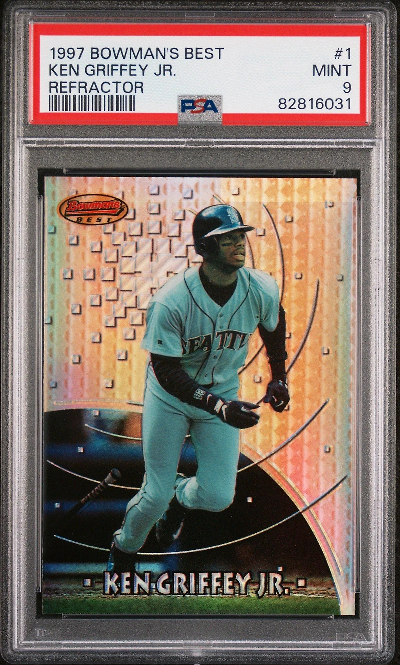 1997 Bowman's Best 1 Ken Griffey Jr. Refractor PSA 9