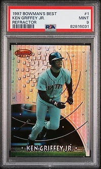 1997 Bowman's Best 1 Ken Griffey Jr. Refractor PSA 9