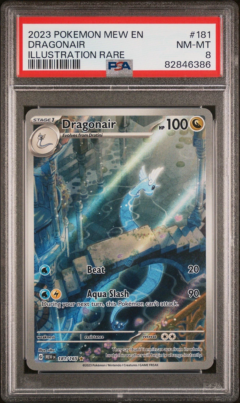 2023 Pokemon Mew En-151 181 Dragonair PSA