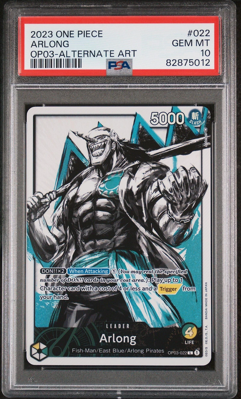 2023 One Piece Pillars Of Strength 022 Arlong Alternate Art PSA 10