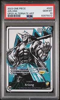 2023 One Piece Pillars Of Strength 022 Arlong Alternate Art PSA 10