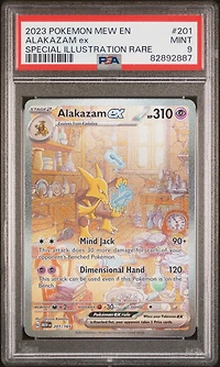 2023 Pokemon Mew En-151 Alakazam Ex PSA