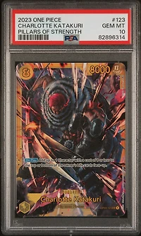 2023 One Piece Pillars Of Strength 123 Charlotte Katakuri PSA 10