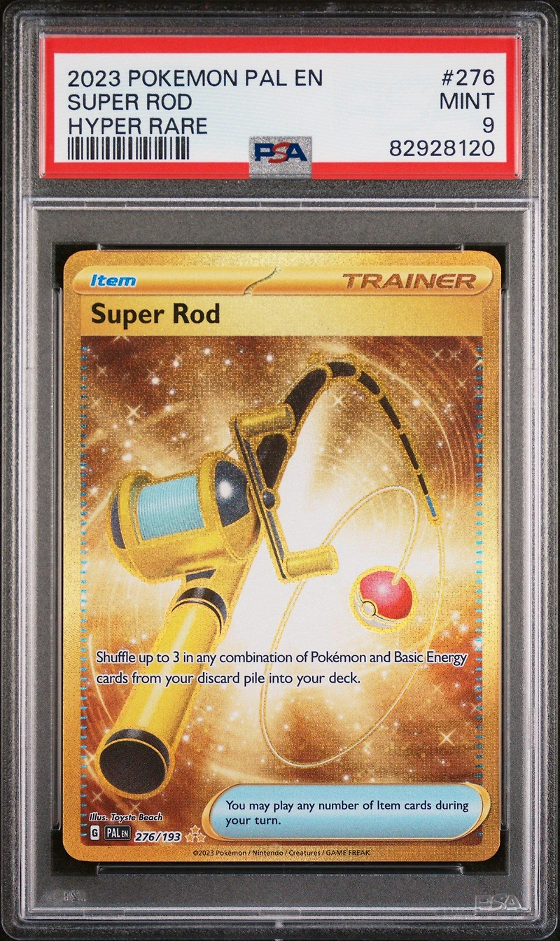 2023 Pokemon Pal En-paldea Evolved 276 Super Rod PSA 9