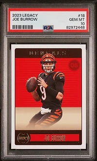 2023 Panini Legacy 18 Joe Burrow PSA 10