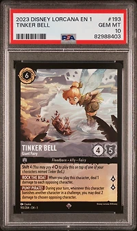 2023 Disney Lorcana En 1-the First Chapter 193 Tinker Bell