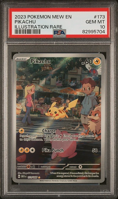 2023 Pokemon Mew En-151 173 Pikachu Illustration Rare PSA