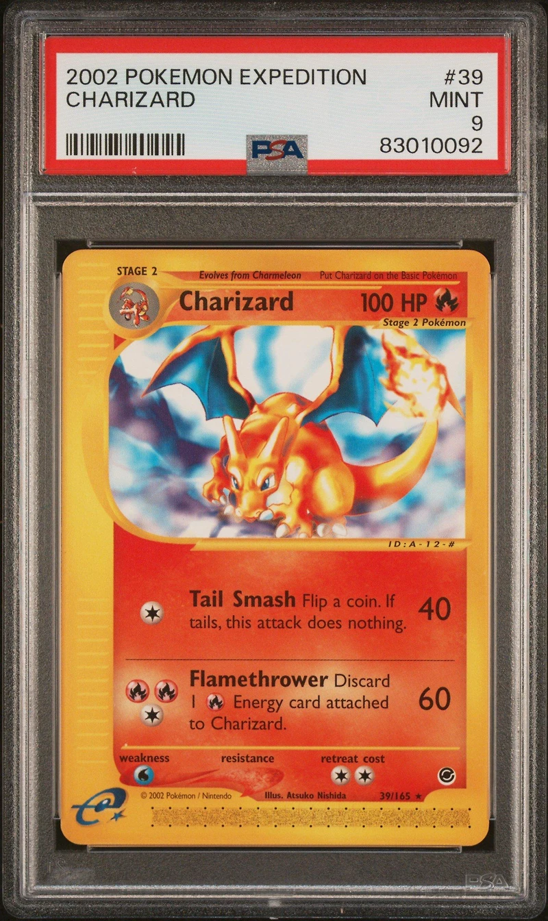 2002 Pokemon Expedition Charizard PSA