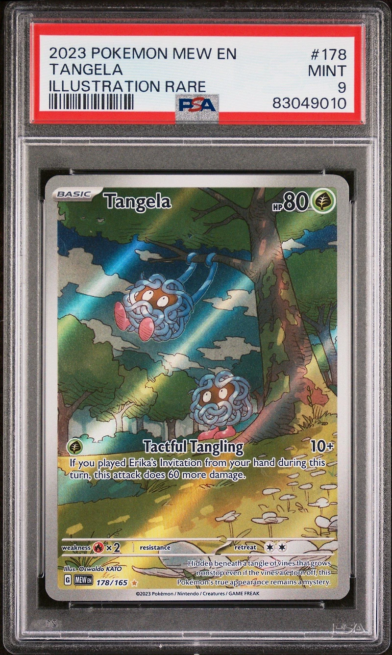 2023 Pokemon Mew En-151 178 Tangela PSA