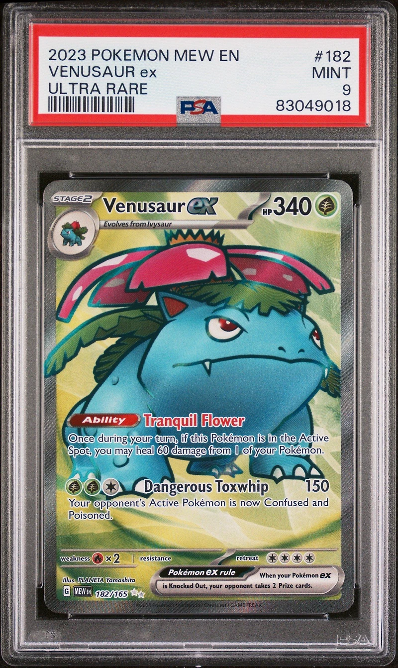 2023 Pokemon Mew En-151 Venusaur Ex PSA