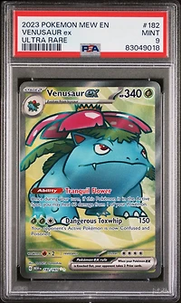 2023 Pokemon Mew En-151 Venusaur Ex PSA