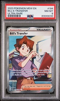 2023 Pokemon Mew En-151 194 Bill's Transfer Ultra Rare PSA