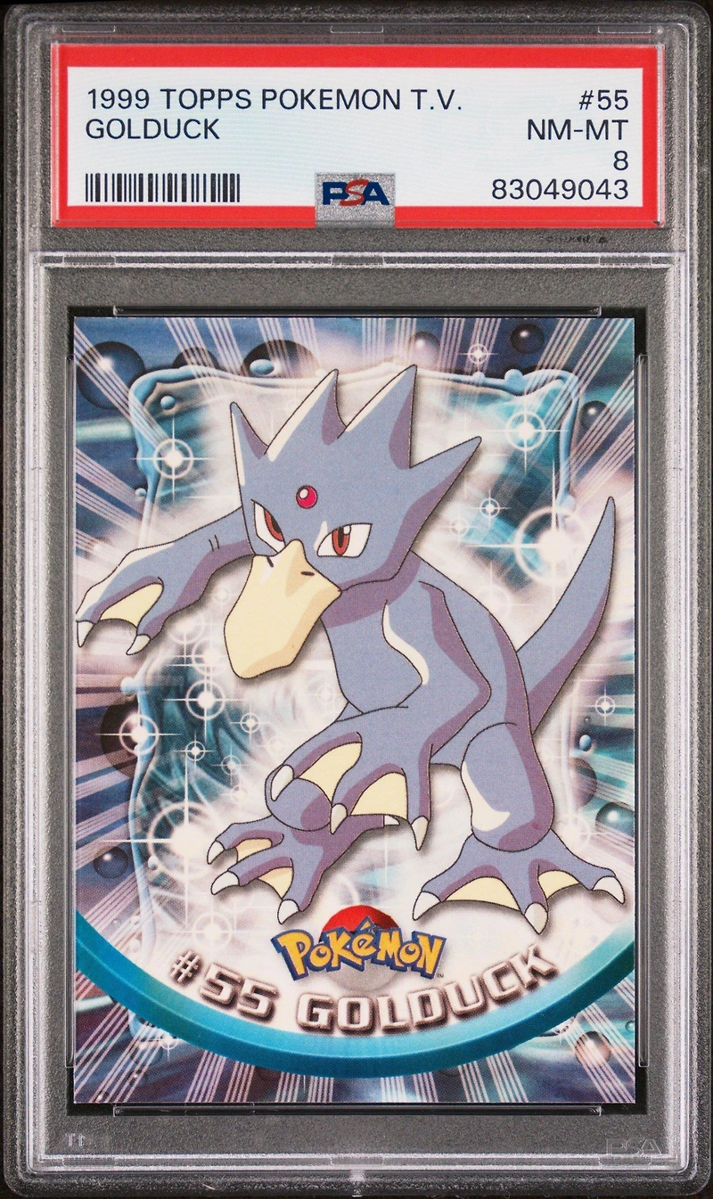 1999 Topps Pokemon Tv 55 Golduck PSA 8