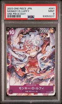 2023 One Piece Japanese Promos 041 Monkey D. Luffy One Piece Day PSA