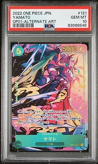 2022 One Piece Japanese Romance Dawn 121 Yamato Alternate Art PSA 10