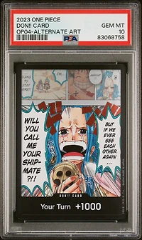 2023 One Piece Kingdoms Of Intrigue Don!! Card Alternate Art PSA 10