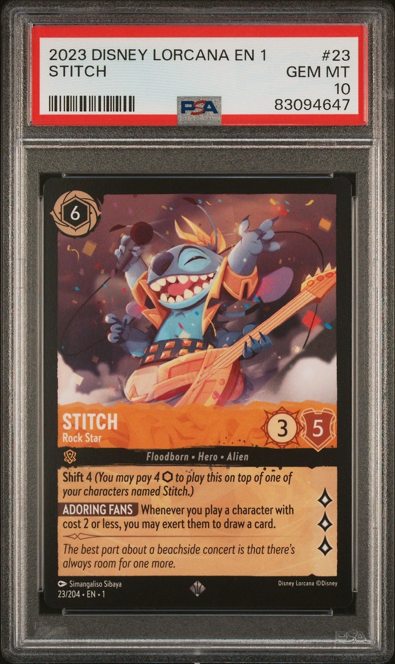 2023 Disney Lorcana En 1-the First Chapter 23 Stitch