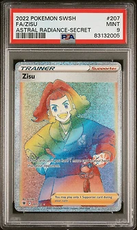 2022 Pokemon Sword & Shield Astral Radiance 207 Full Art/zisu Secret PSA 9