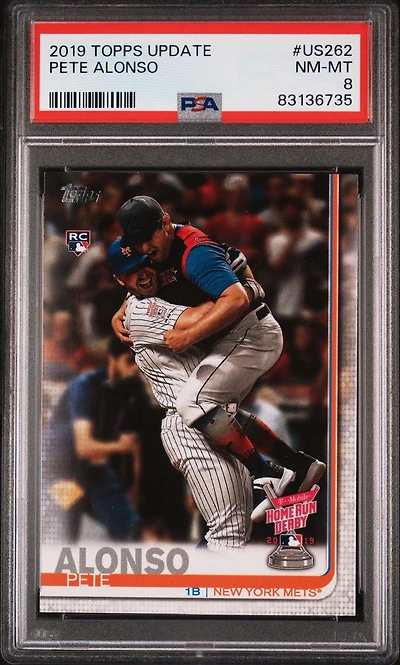 2019 Topps Update Us262 Pete Alonso PSA 8