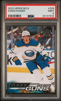 2022 Upper Deck 228 Owen Power PSA 9