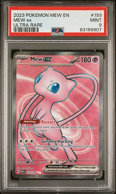 2023 Pokemon Mew En-151 193 Mew Ex PSA