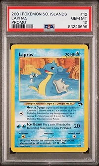2001 Pokemon Southern Islands Promo 12 Lapras PSA 10