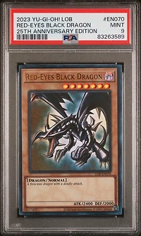 2023 Yu-gi-oh! Legend Of Blue Eyes White Dragon 25th Anniversary Edition En070 Red PSA