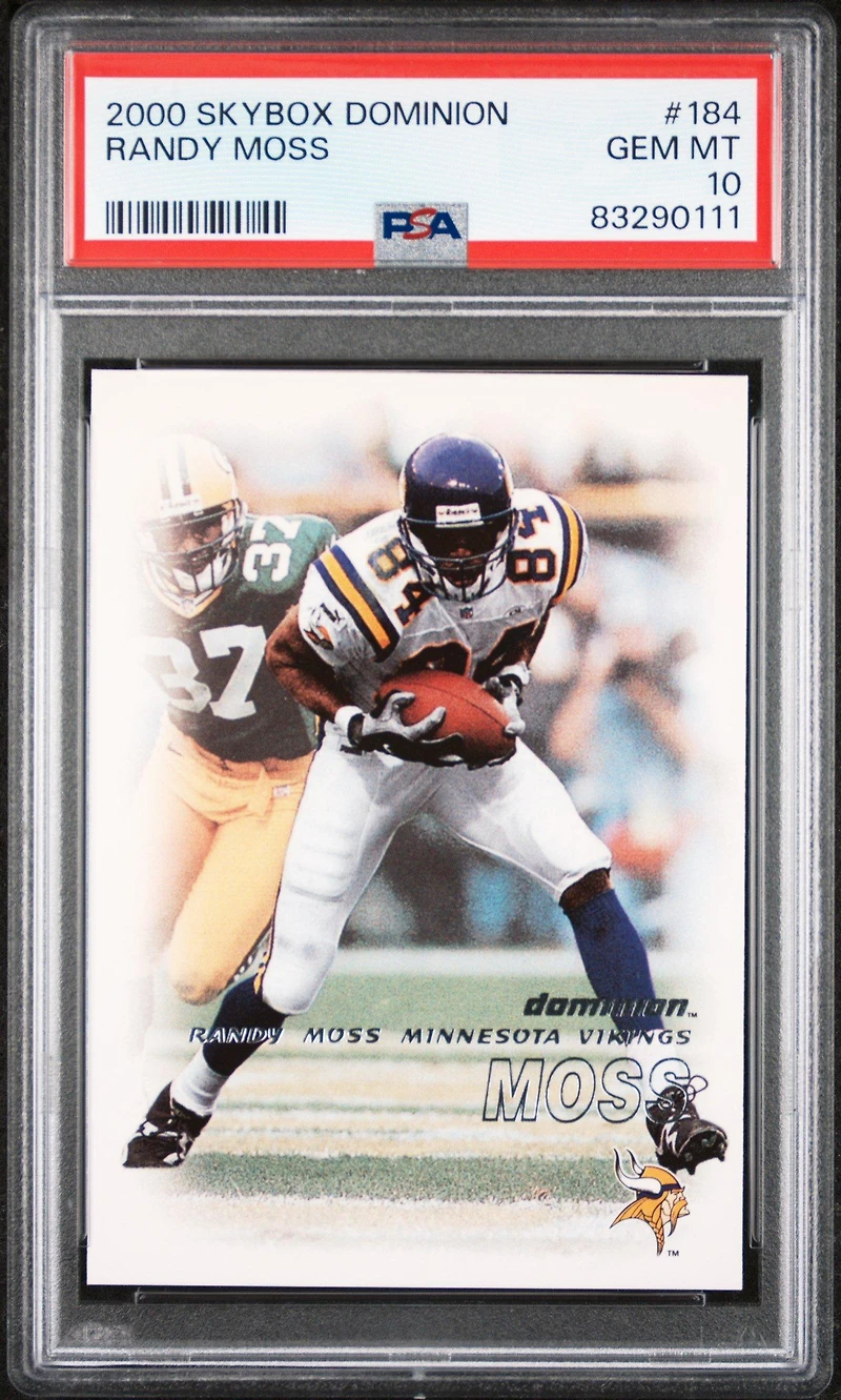 2000 Skybox Dominion 184 Randy Moss PSA 10