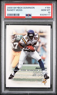 2000 Skybox Dominion 184 Randy Moss PSA 10