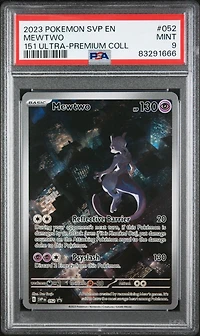 2023 Pokemon Svp En-sv Black Star Promo 052 Mewtwo PSA