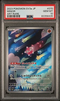 2023 Pokemon Japanese Sv3a-raging Surf 070 Minior Art Rare PSA 10