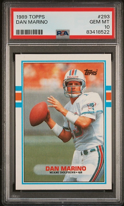 1989 Topps 293 Dan Marino PSA 10