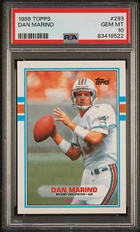 1989 Topps 293 Dan Marino PSA 10
