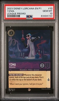 2023 Disney Lorcana En P1-promo 10 Yzma PSA 10