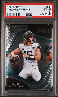 2021 Panini Select 343 Trevor Lawrence PSA 10