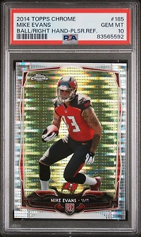 2014 Topps Chrome 185 Mike Evans PSA