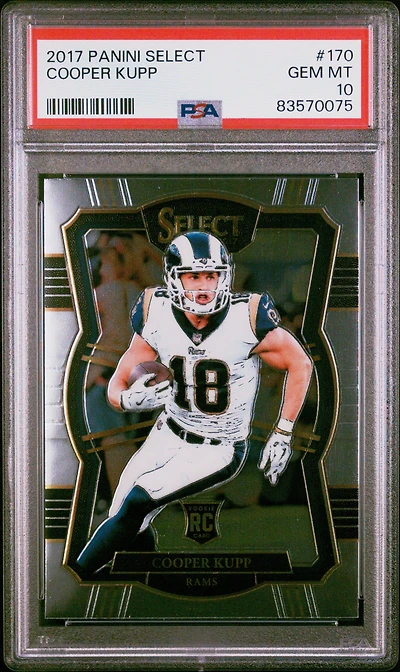 2017 Panini Select 170 Cooper Kupp PSA 10