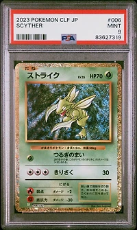2023 Pokemon Japanese Clf-trading Card Game Classic Venusaur & Lugia Ex Deck 006 Scyther PSA