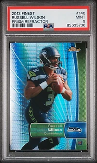 2012 Finest 140 Russell Wilson Prism Refractor PSA 9