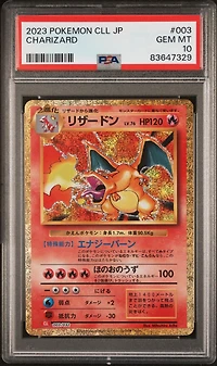 2023 Pokemon Japanese Cll-trading Card Game Classic Charizard & Ho-oh Ex Deck Charizard PSA